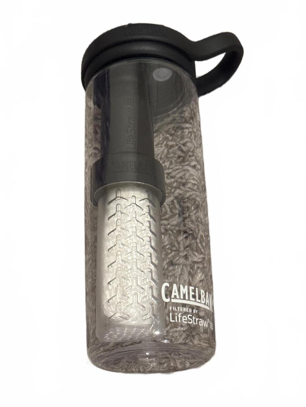 CamelBak Clear Water Filter Bottle with LifeStraw - Black